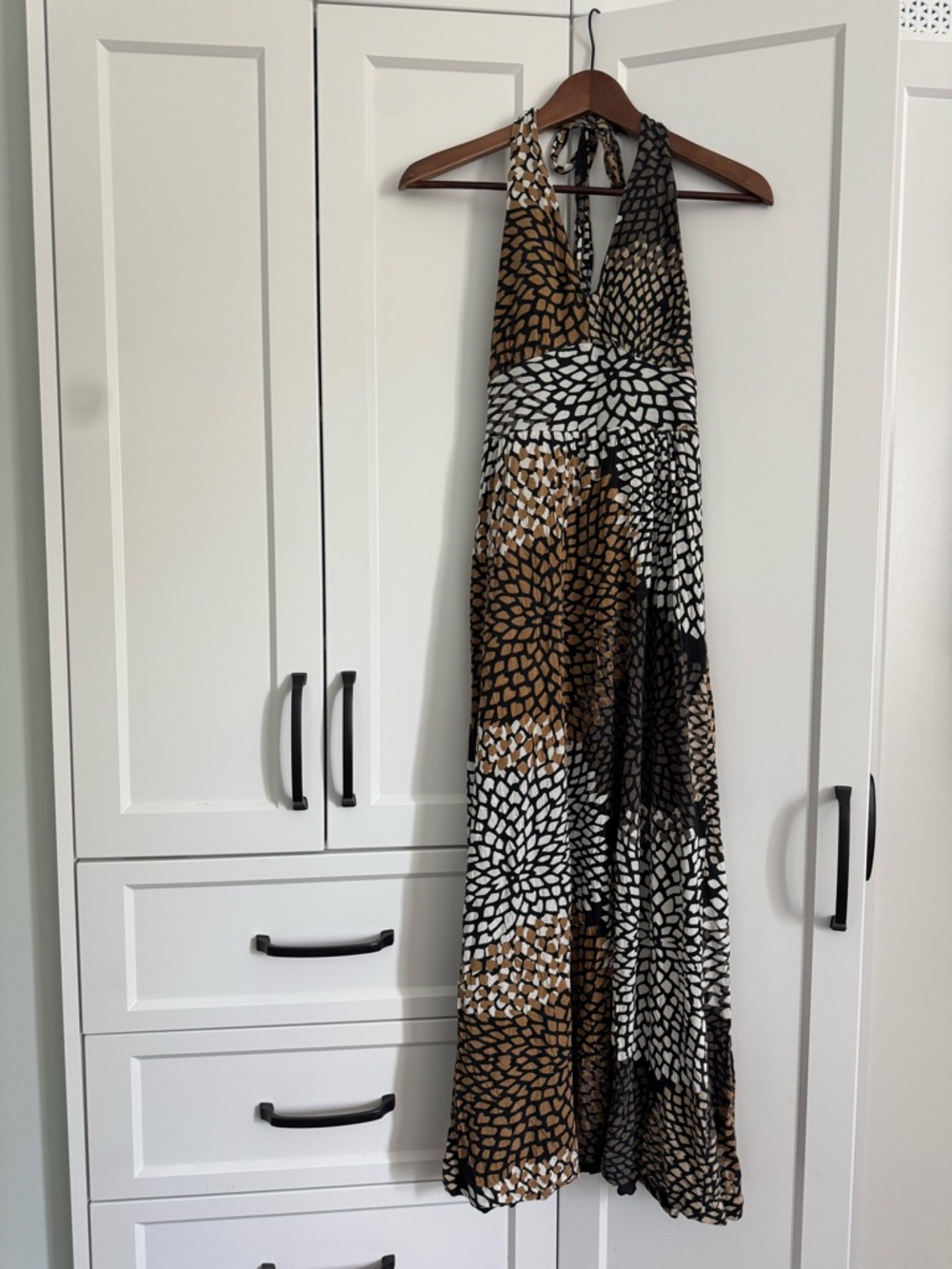 Vintage Banana Republic Halter Maxi Dress (XS)